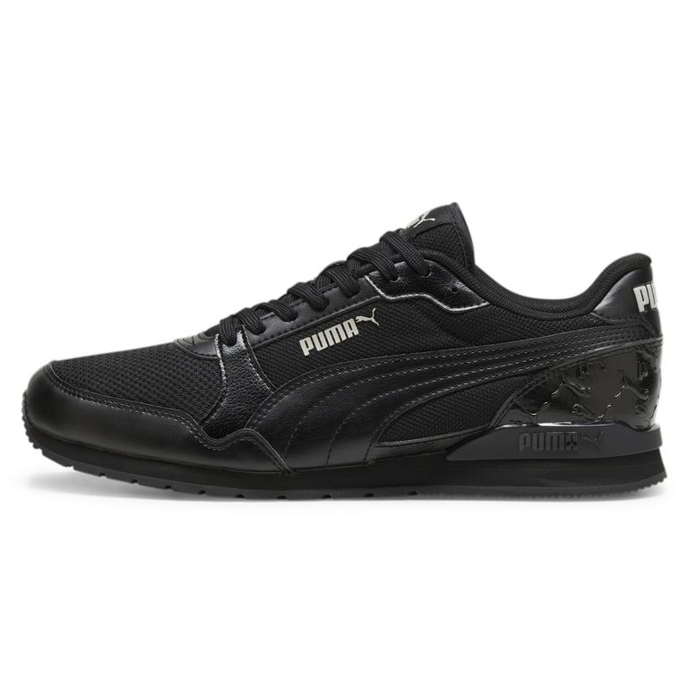St Runner Puma Shoes Black Leather Black Leather Trainers Buy Puma